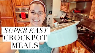 5 EASY BACK TO SCHOOL CROCKPOT MEALS | 5 INGREDIENT OR LESS CROCKPOT MEALS | THE SIMPLIFIED SAVER