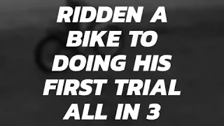 First time on a trials bike beta 80