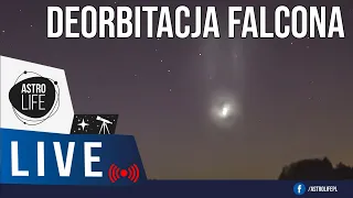 Zorza polarna w Polsce i przelot deorbitowanego Falcona 9 - Niebo na żywo 282