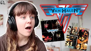 first time listening to VAN HALEN 🚐 Runnin' with the Devil, Eruption & Unchained reaction