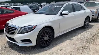 Copart Walk Around + Cheap Mercedes Benz S500