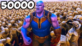 50000 ЗОМБИ ПРОТИВ ТАНОСА И СУПЕРГЕРОЕВ! Ultimate Epic Battle Simulator! Эпичные Битвы в UEBS!