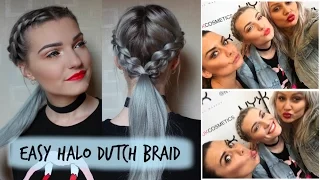 Easy Halo Dutch Braid Tutorial | LoveFings