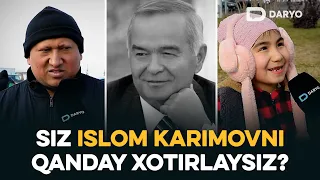 Soʻrovnoma: oʻzbekistonliklar Islom Karimovni qanday xotirlaydi?