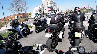 Manifestation CT moto Amiens