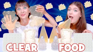 ASMR Eating Only Clear Food Mukbang Party