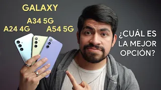 Galaxy A24, A34 5G y A54 5G | ¿Cuál te conviene más comprar?