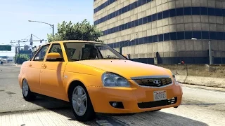 Lada Priora - GTA V _REVIEW