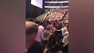 Russian and Irish fans fight ahead of Conor McGregor's UFC 229