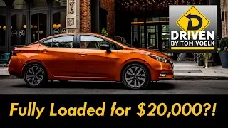 $20,000 for a Fully Loaded Car? The 2020 Nissan Versa SR.