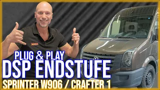 VW Crafter 1 DSP Soundsystem mit Subwoofer | Sprinter W906 | Plug & Play