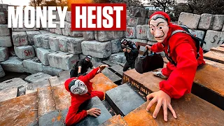 MONEY HEIST vs POLICE in REAL LIFE ll THE INCEPTION 1.0 ll (Epic Parkour Pov Chase)