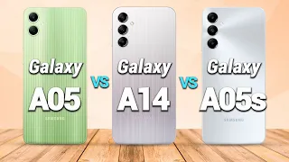 Samsung Galaxy A05 Vs. Samsung Galaxy A14 Vs. Samsung Galaxy A05s