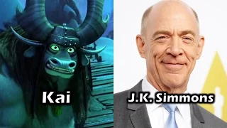 Characters and Voice Actors - Kung Fu Panda 3