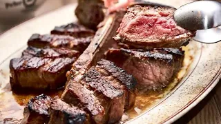 PETER LUGER STEAKHOUSE RESTAURANT REVIEW @ BROADWAY ST RD BROOKLYN NEW YORK CITY USA UNITED STATES