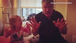 Alec Baldwin & Daughter Carmen Do His Donald Trump Impression