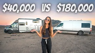 $180k vs. $40k VAN SWAP (full tour of the Ekko)