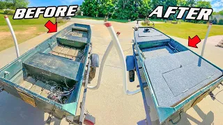 JON BOAT to BASS BOAT Conversion! (Full Build)