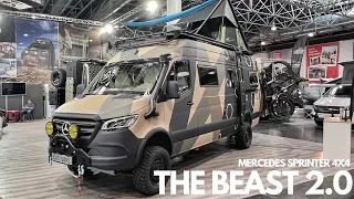 Mercedes Sprinter 4x4 - THE BEAST 2.0 - Campervanschmiede   Individual - Offgrid - CARAVAN SALON 23