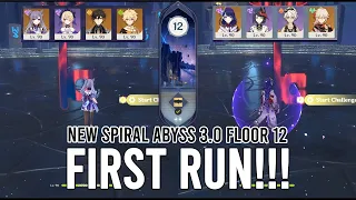 New Spiral Abyss 3.0 Floor 12 - Keqing x Fischl Aggravate and Raiden Hypercarry | Genshin Impact