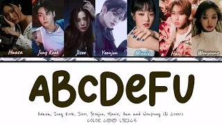 Hwasa, Jung Kook, Jisoo, Yeonjun, Minnie, Han & Wonyoung - ABCDEFU [Aİ COVER] (original by GAYLE)