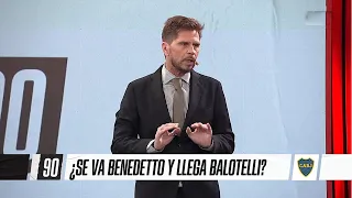 Se va Benedetto y llega Balotelli a Boca?