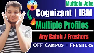 Cognizant Biggest Hiring | OFF Campus Job Drive | 2021 | 2022 | 2023 | 2024 Batch Hiring | Fresher
