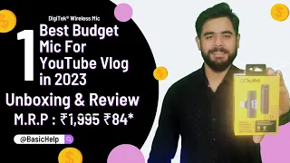 Best Budget Mic For YouTube Videos In 2023 ? DigiTek® (DWM-001) Wireless Mic & Receiver with Type C