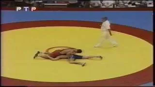 Adam Saitiev vs Leipold, 1999 WCh (after 25 sec.)