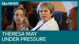 Theresa May Chequers Brexit plan in front of EU leaders   | ITV News