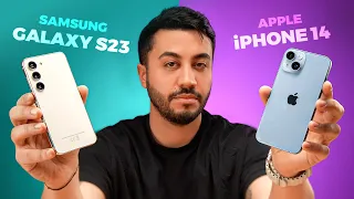 iPHONE 14 VS SAMSUNG GALAXY S23 KAPIŞMASI !! (Detaylı Kamera Testi)