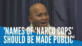 Dela Rosa: Names of ‘narco cops’ should be made public