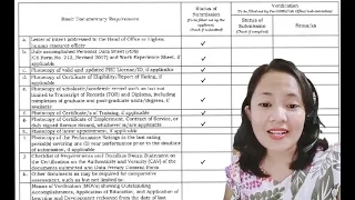 Checklist of Requirements based on DepEd Order no. 7 s, 2023