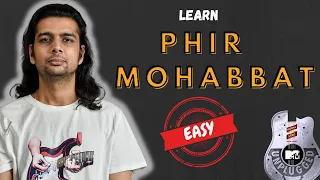 Phir Mohabbat | Murder 2 | Arijit Singh | MTV Unplugged Guitar lesson | Easy Chords | Full Song