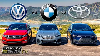 BMW 228 vs Corolla vs Jetta - Compact Comparison | Everyday Driver TV Season 8