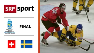Final 2013 & erste WM-Medaille seit 60 Jahren | Schweiz- Schweden 1:5 | Eishockey - FULL MATCH