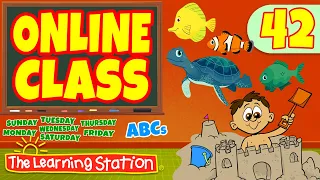 Online Kids Classes #42 ♫ ABC's, Months, Weeks and Friends ♫ Kids Songs by The Learning Station