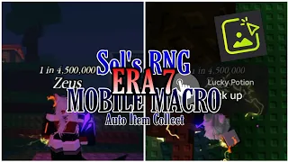 Sol's RNG ERA 7 Mobile MACRO Showcase made by Me || Testing/Beta