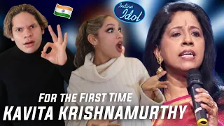 Waleska & Efra react to Kavita Krishnamurthy LIVE for the first time | Indian Idol Junior