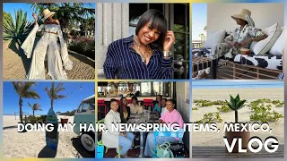 VLOG - HOW I GET MY BOB BOBBING. MEXICO, NEW BAGS,  & MORE | AWED BY MONICA