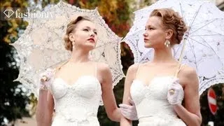 Wedding Couture by Galia Lahav 2012: Beautiful Twins in Bridal Gowns | FashionTV