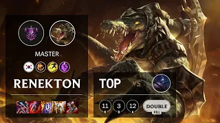 Renekton Top vs Jax - KR Master Patch 11.20