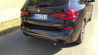 BMW X3 G01 M40i 2018 M-Performance Exhaust Sound