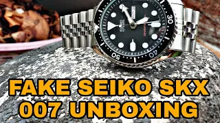 FAKE SEIKO SKX 007 UNBOXING