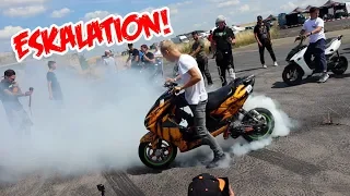 BURNOUT CONTEST! | SCOOTER WEEKEND