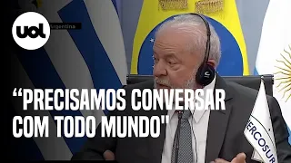 Lula pede diálogo com a Venezuela no Mercosul: ‘Não pode isolar’