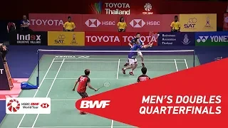 QF | MD | GIDEON/SUKAMULJO (INA) [1] vs. ENDO/WATANABE (JPN) [5] | BWF 2019