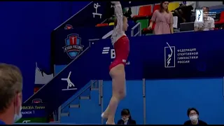 Lilia Akhaimova - Vault - All Around Final - Russian Cup 2021