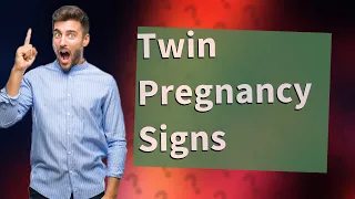 Can you sense being pregnant with twins?