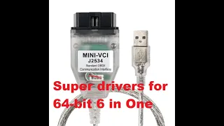 #J2534 Super Drivers 64 bit forJ2534, #Openport 2 driver download links in description